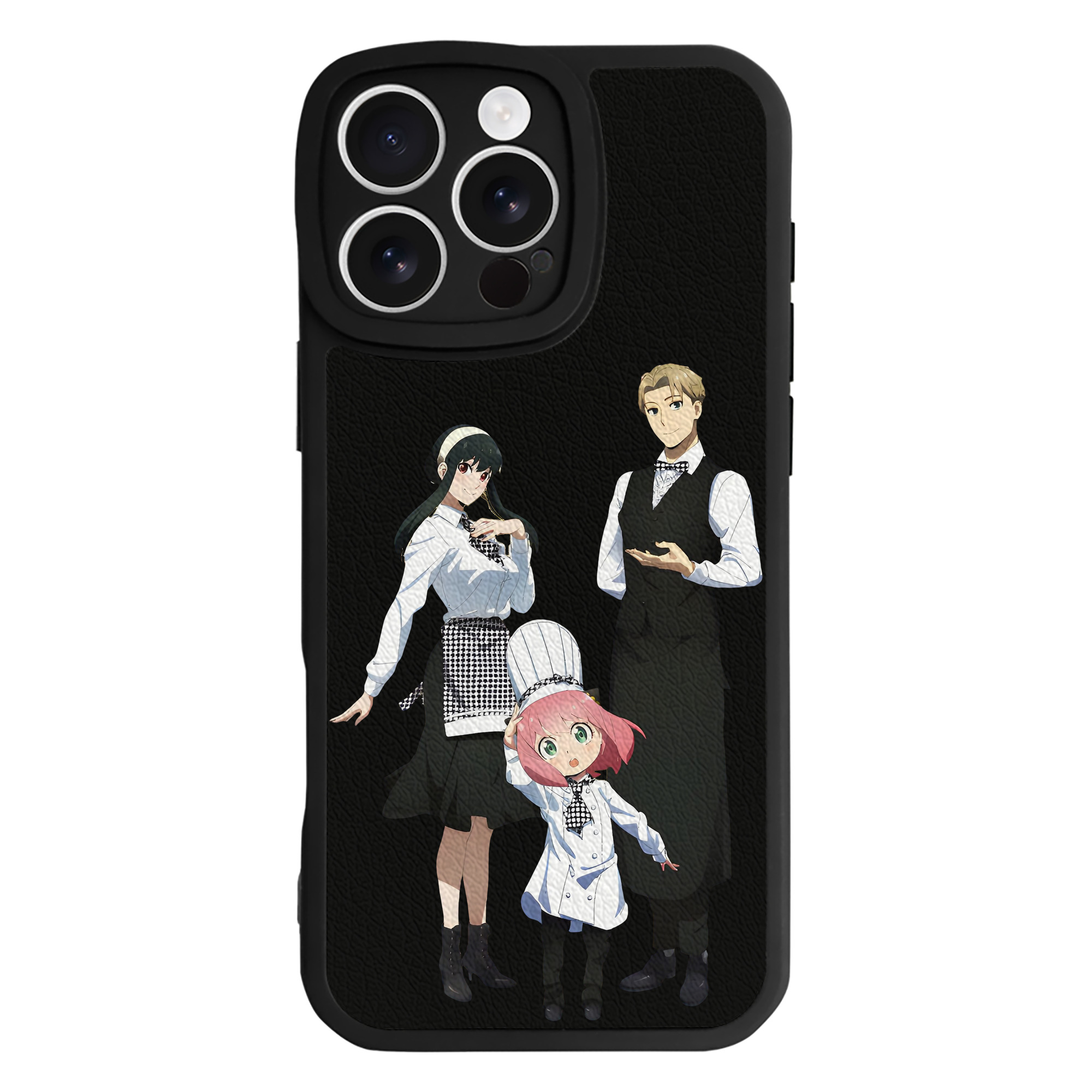 （画像用） SPY×FAMILY间谍家家酒 【iPhone 16シリーズ対応】シリコンスマホケース（レザー調） 材質：シリコン